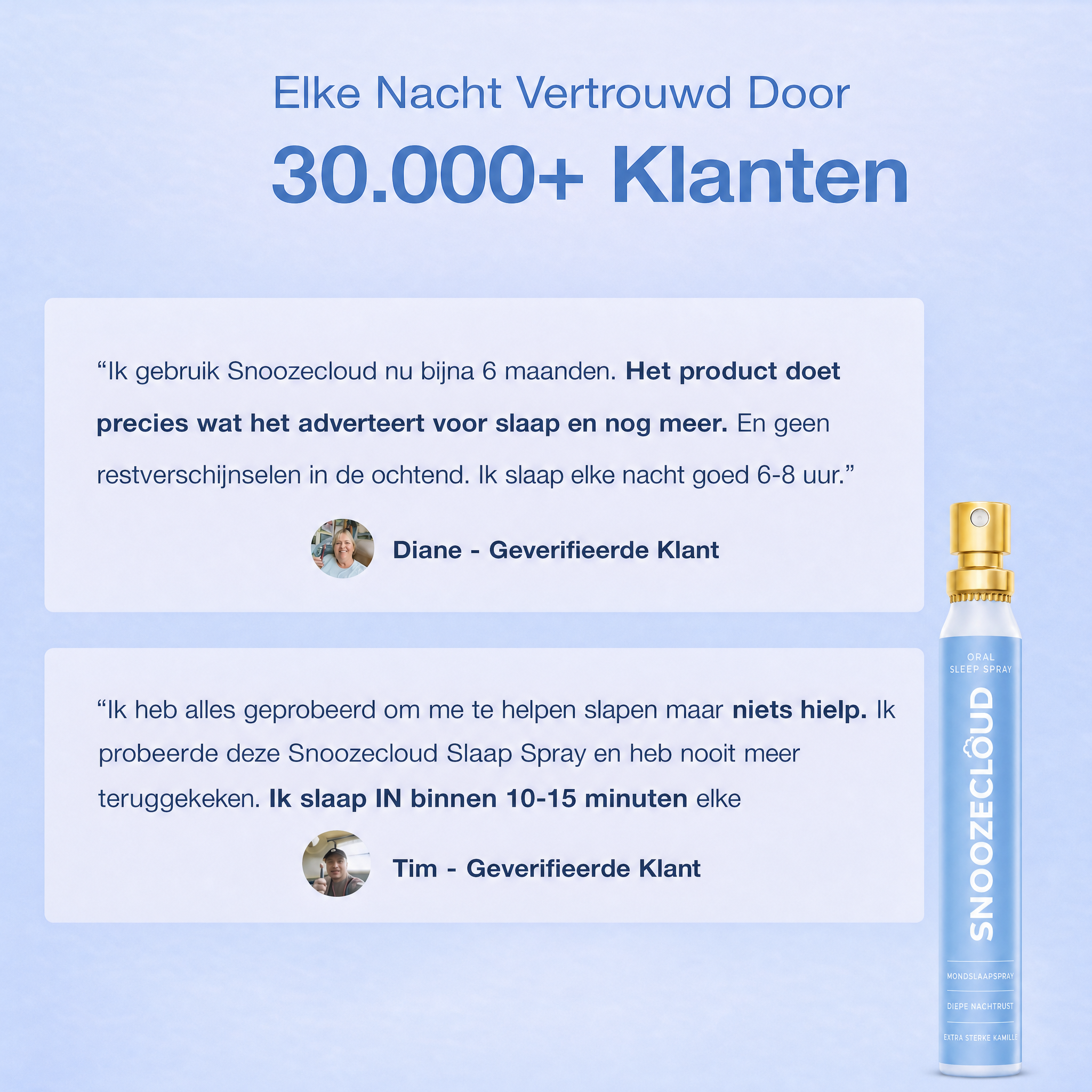 Snooze cloud® | Sneller Opgenomen dan Elke Slaappil