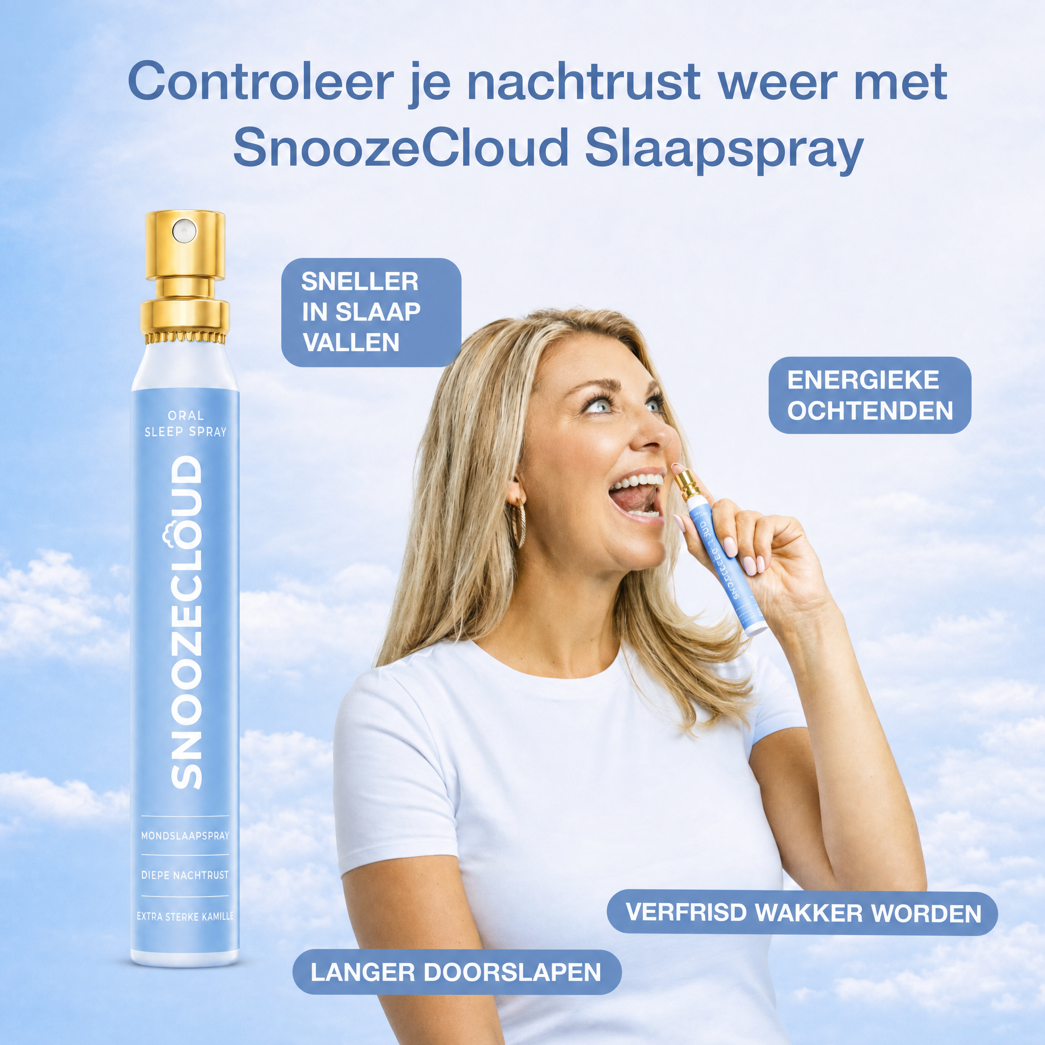 Snooze cloud® | Sneller Opgenomen dan Elke Slaappil